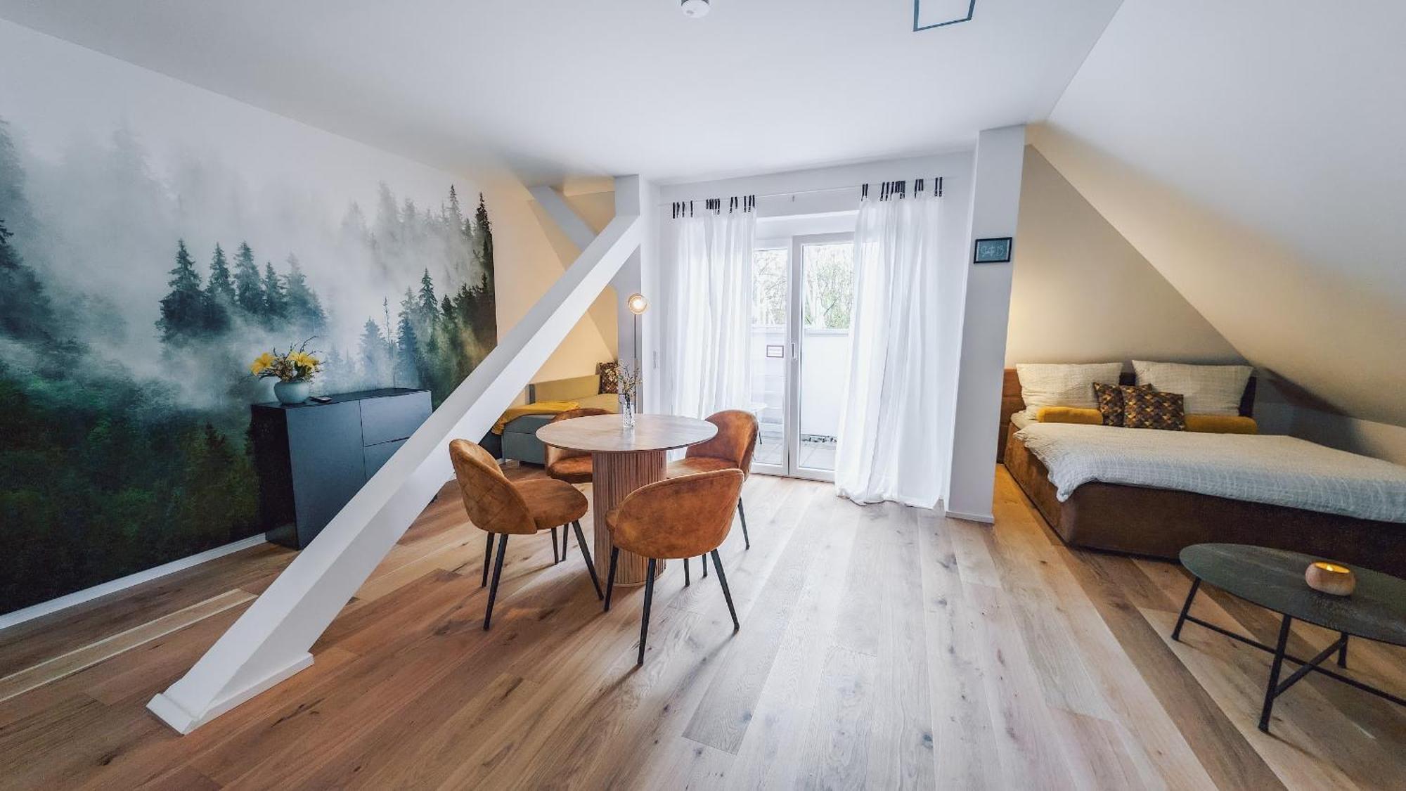 Suite 13 Im Wald Mit Balkon Амберг Экстерьер фото